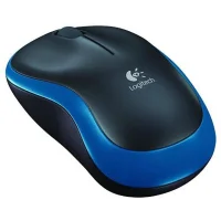 Мышь Logitech M186 (черный/синий) фото 1
